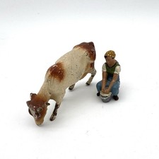 Lineol Magd Mädchen Kuh