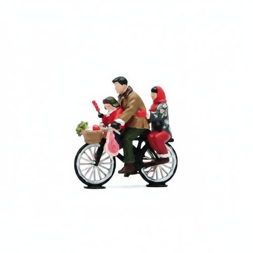 Familienfahrrad-Szene