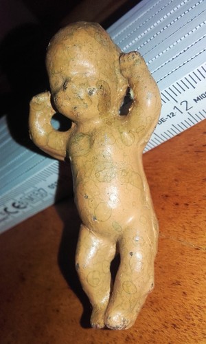Uralt baby bade puppe masse - baby,
