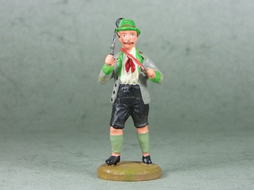 Sehr schön massefigur jäger - sehr,