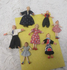 um 1930 Biegefiguren 7x